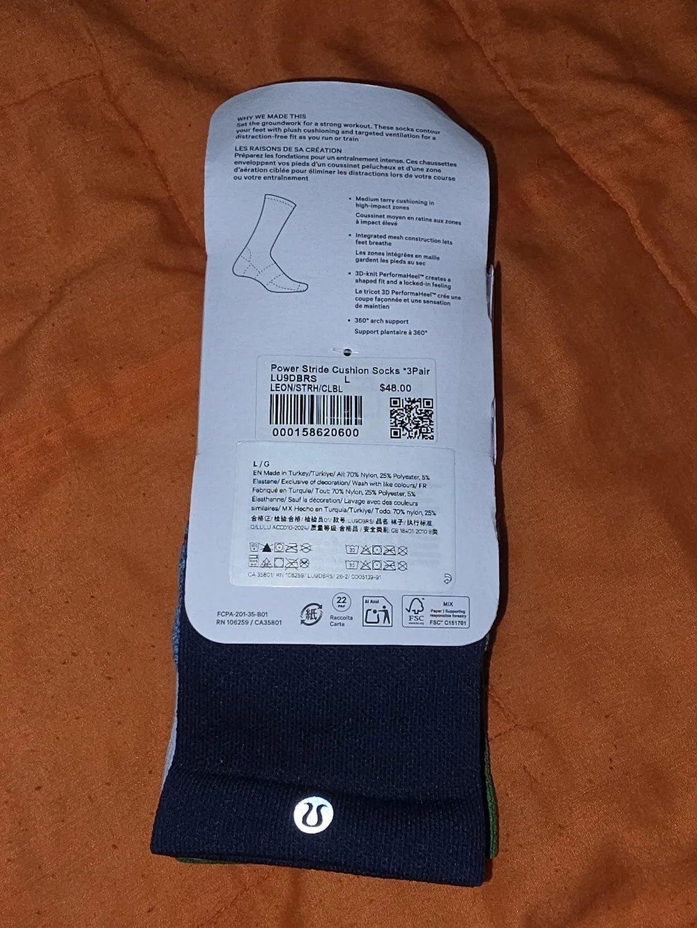 lululemon athletica nwts cushioned